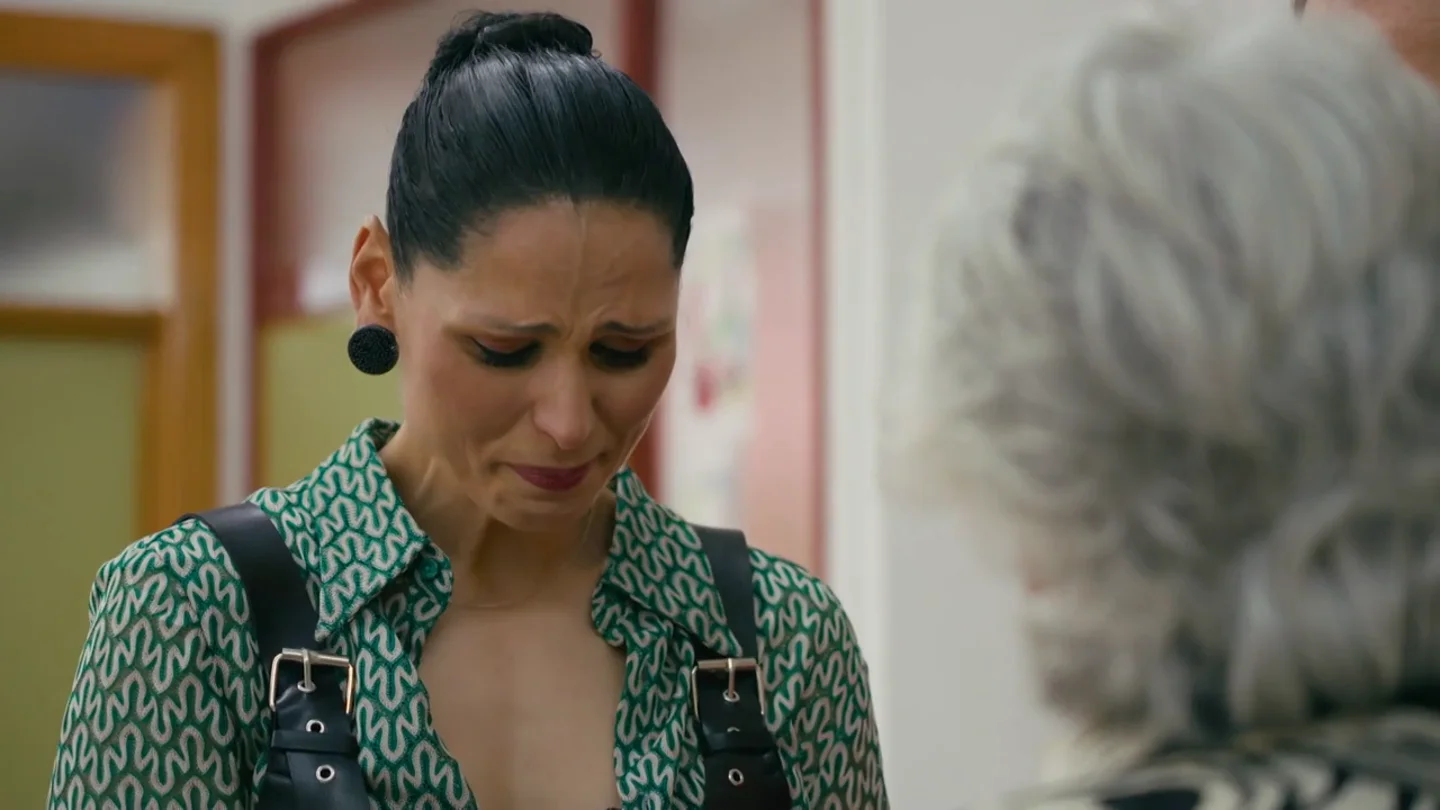 Rosa López visiblemente emocionada Rosa López visiblemente emocionada