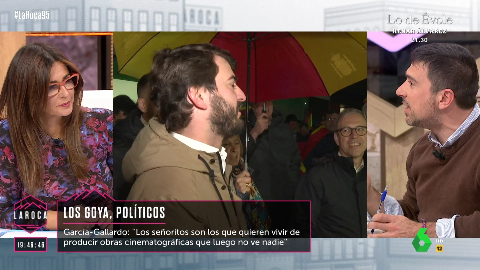 Ramón Espinar, a García-Gallardo tras llamar "señoritos" a los cineastas: "Si había uno sentado en los Goya, era él"
