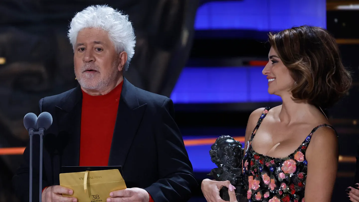 Pedro Almodóvar y la actriz Penélope Cruz Pedro Almodóvar y la actriz Penélope Cruz