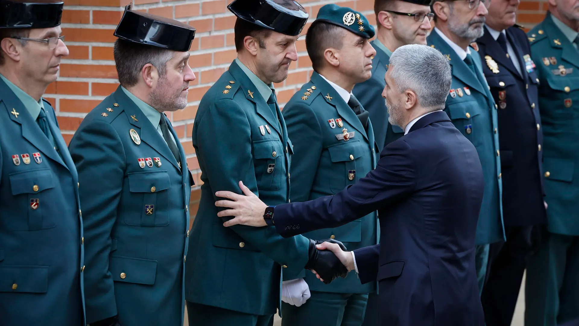 Despedida al guardia civil David Pérez Carracedo