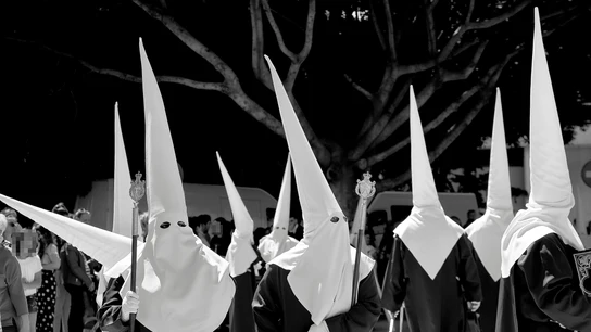 Imagen de una procesión de Semana Santa. Imagen de una procesión de Semana Santa.