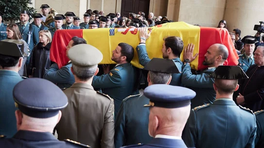 Último adiós a los guardias civiles muertos en Barbate por una narcolancha Último adiós a los guardias civiles muertos en Barbate por una narcolancha