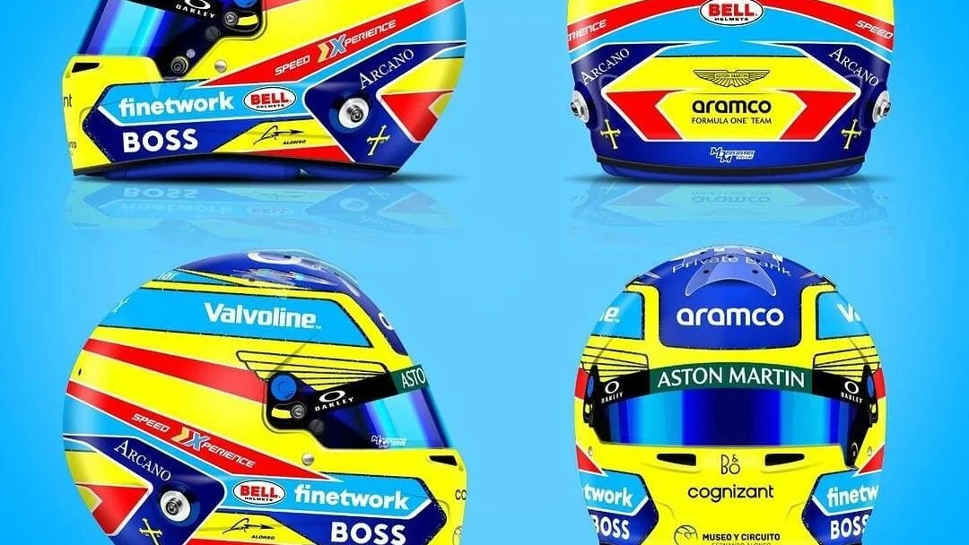 El casco de Fernando Alonso para 2024