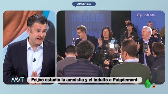 "A todos nos ha sorprendido, incluso al PP, que esto surja en plena campa&ntilde;a", comenta I&ntilde;aki L&oacute;pez, que en este v&iacute;deo analiza con Elisa Beni y Mar&iacute;a Claver las palabras de Feij&oacute;o en las que se abr&iacute;a a un indulto condicionado a Puigdemont.