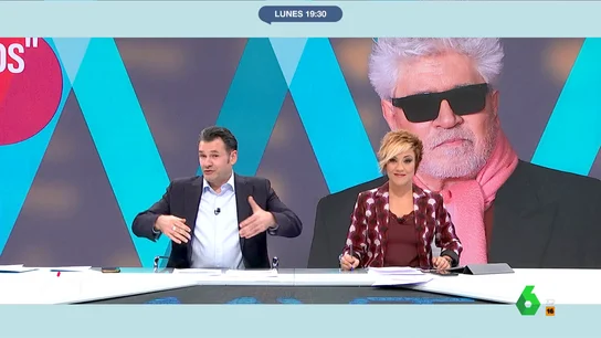 Iñaki López, a García-Gallardo (Vox) tras hablar de "señoritos" en el cine español Más Vale Tarde analiza en este vídeo las reacciones de algunas figuras del cine español a las palabras de García-Gallardo (Vox) en las que les llamaba "señorito", así como la contundente respuesta de Almodóvar en plena gala de los Premios Goya.