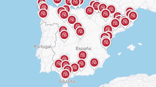 Mapa de la Guía Michelín