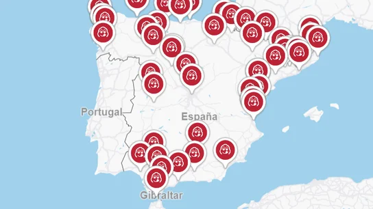 Mapa de la Guía Michelín Mapa de la Guía Michelín