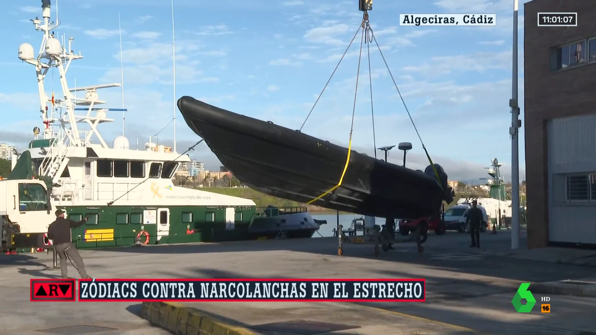 Esta es la narcolancha que embistió y mató a dos guardias civiles en Barbate