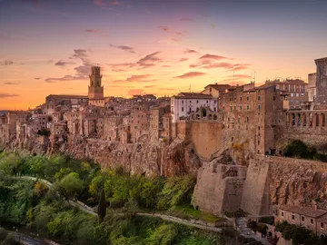 Pitigliano, pueblo de la Toscana de Italia Pitigliano, pueblo de la Toscana de Italia