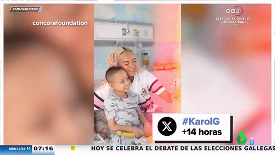 Karol G visita a los pequeños pacientes con cáncer de un hospital de México: así canta para ellos sus canciones más míticas Karol G visita a los pequeños pacientes con cáncer de un hospital de México: así canta para ellos sus canciones más míticas