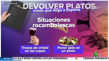 Trozos de cristal y pelos en la comida: así es la "peligrosa" moda de devolver platos que está llegando a los restaurantes españoles