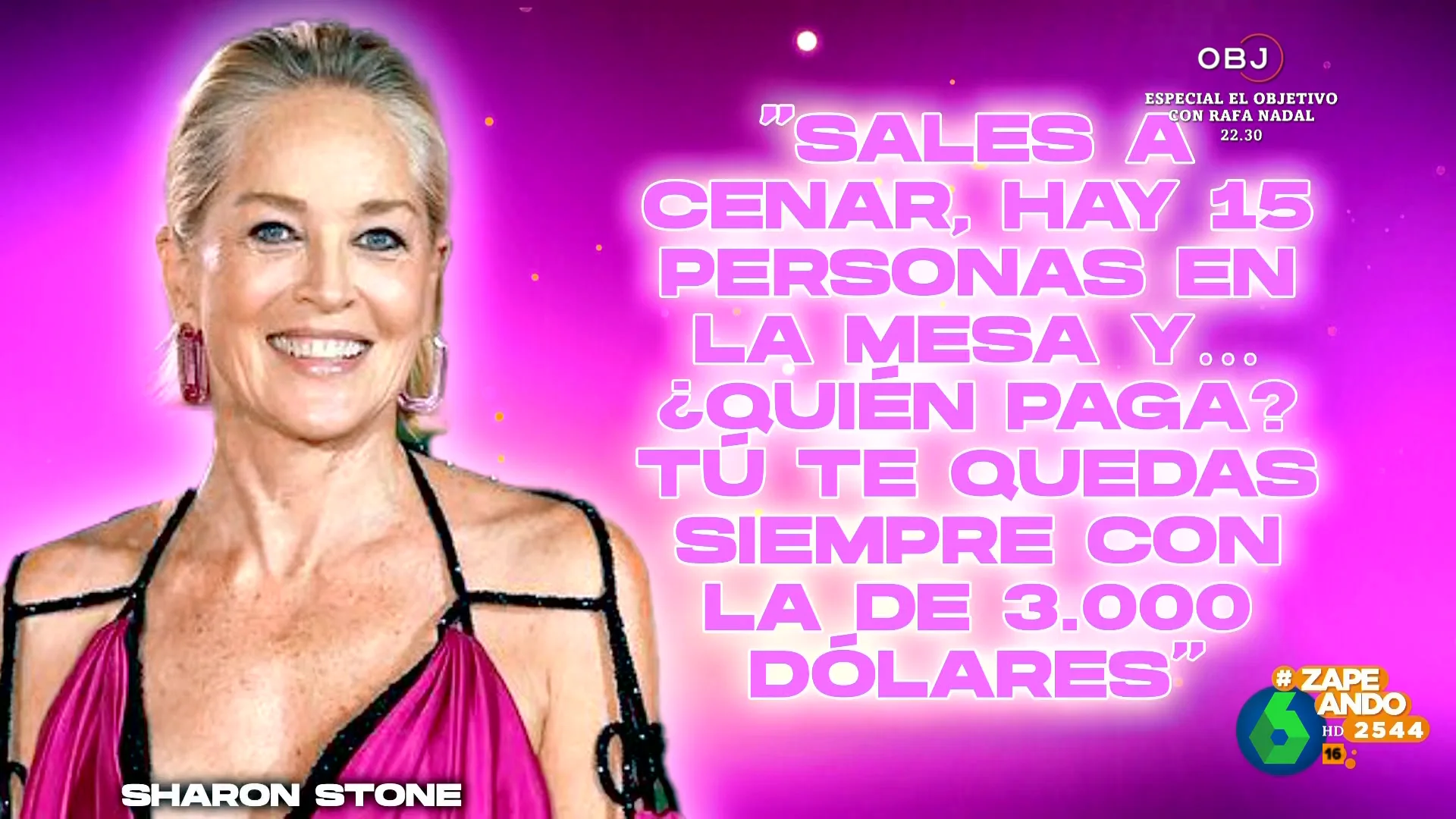 La llamativa queja de Sharon Stone: "Ser famoso es muy caro"