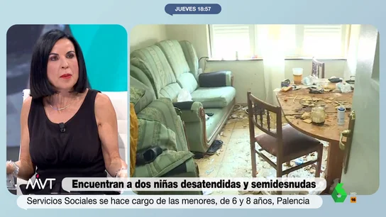 La reflexión de Beatriz de Vicente sobre los centros de menores Beatriz de Vicente analiza el caso de las dos niñas desatendidas y semidesnudas en Palencia. En este vídeo, explica a qué se enfrentan sus padres, detenidos por la policía, y las niñas, que ahora se encuentran en un centro de los Servicios Sociales.