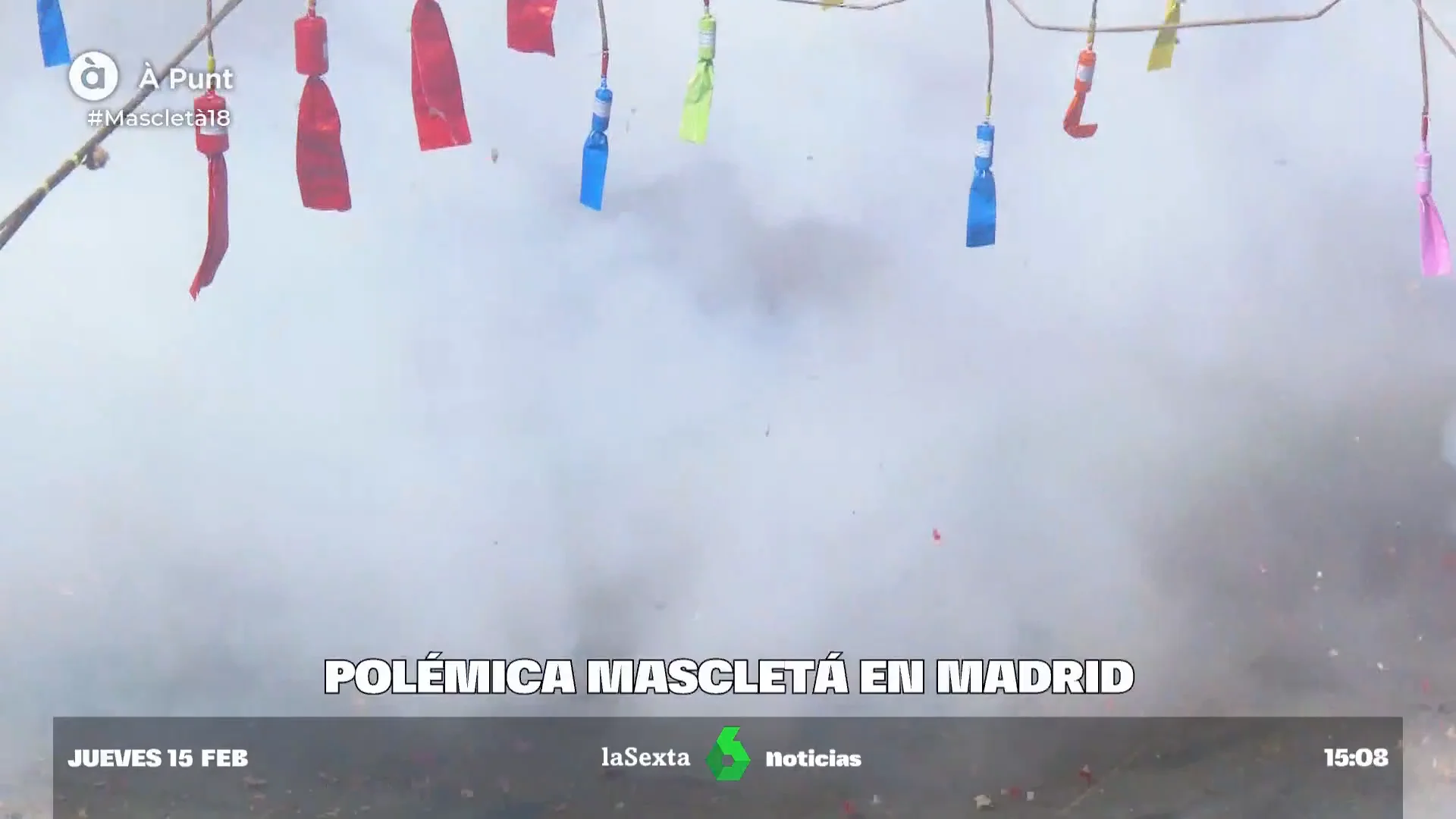 Mascletá en Madrid