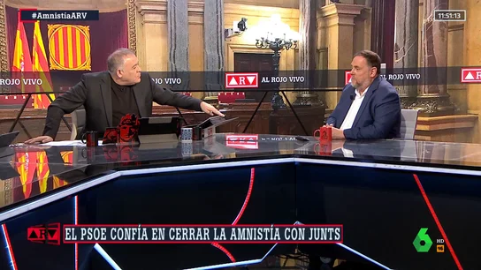 Oriol Junqueras, en ARV Oriol Junqueras, en ARV