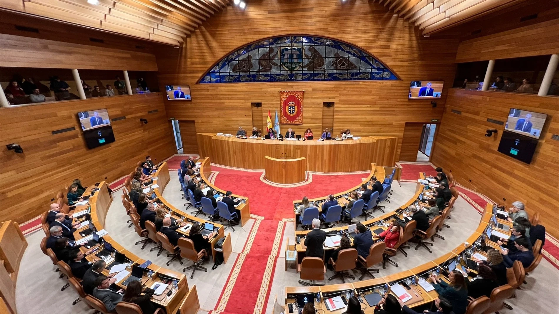 Último pleno de la legislatura de la XI Legislatura del Parlamento de Galicia.
