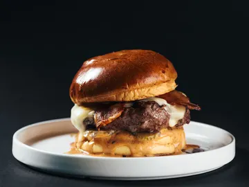 Hamburguesa de Berty's Burger, restaurante que participa en el IV Campeonato de España de Hamburguesas Hamburguesa de Berty's Burger, restaurante que participa en el IV Campeonato de España de Hamburguesas