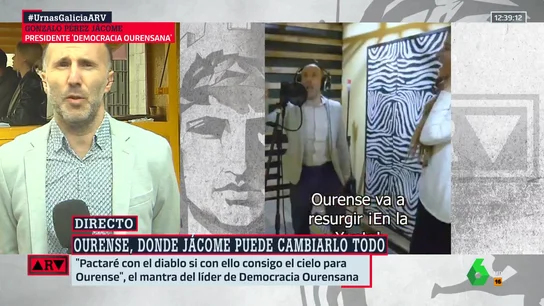 El presidente de Democracia Ourense El presidente de Democracia Ourense