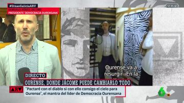 El presidente de Democracia Ourense 