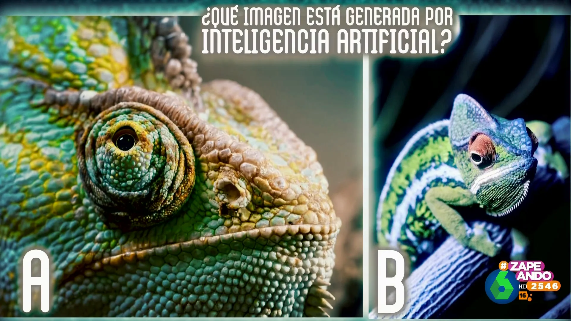 ¿Está hecho con Inteligencia Artifical o es real? Cristina Pedroche pone a prueba a los zapeadores