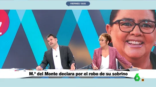 Iñaki López, sobre el presunto robo de Antonio Tejado a su tía María del Monte: "Procuró darle siempre una ocupación y así se lo ha devuelto" Iñaki López, sobre el presunto robo de Antonio Tejado a su tía María del Monte: "Procuró darle siempre una ocupación y así se lo ha devuelto"