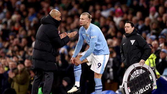 Haaland y Guardiola Haaland y Guardiola
