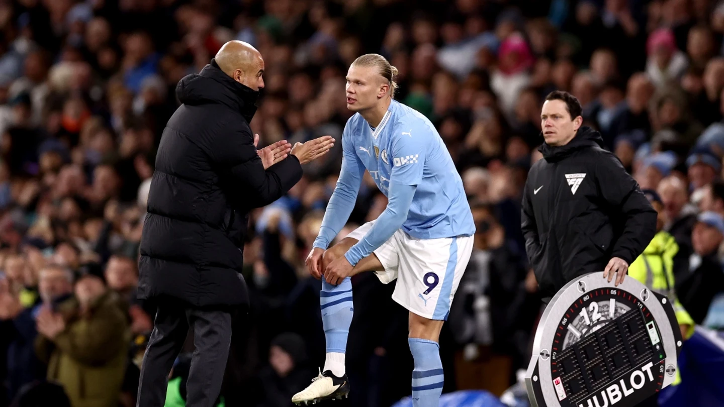 Haaland y Guardiola Haaland y Guardiola