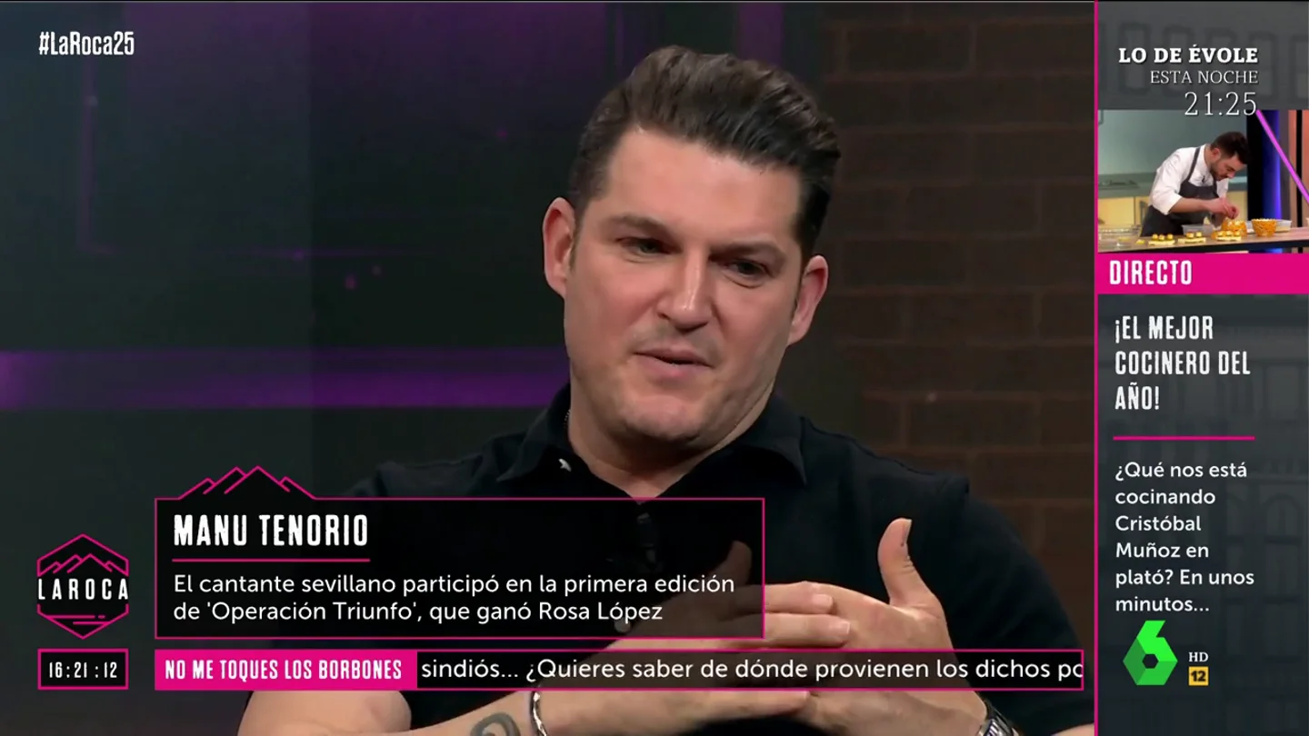 Manu Tenorio se sincera con Nuria Roca Manu Tenorio se sincera con Nuria Roca