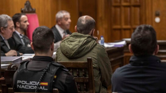 La expareja de Nerea A&ntilde;el y &uacute;nico acusado como autor de su muerte, durante el juicio en Ourense