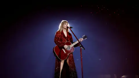Taylor Swift durante un concierto del Eras Tour Taylor Swift durante un concierto del Eras Tour