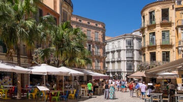 Terrazas de restaurantes en el centro de Málaga