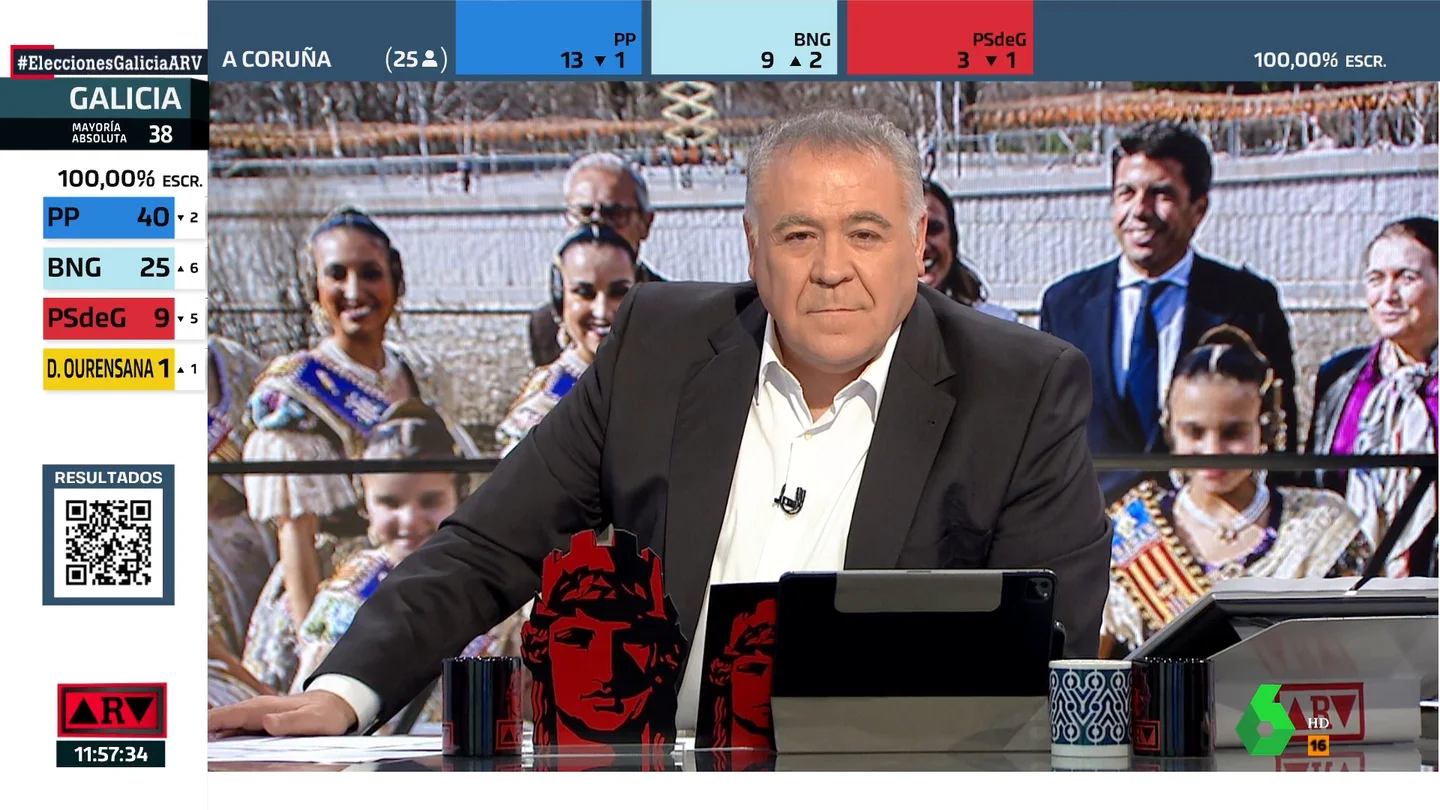 Ferreras, tajante: "Que no te guste la mascletá, no significa que seas un cateto" Ferreras, tajante: "Que no te guste la mascletá, no significa que seas un cateto"