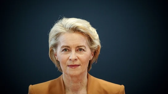 La presidenta de la Comisión Europea, Ursula von der Leyen, este 19 de febrero. La presidenta de la Comisión Europea, Ursula von der Leyen, este 19 de febrero.