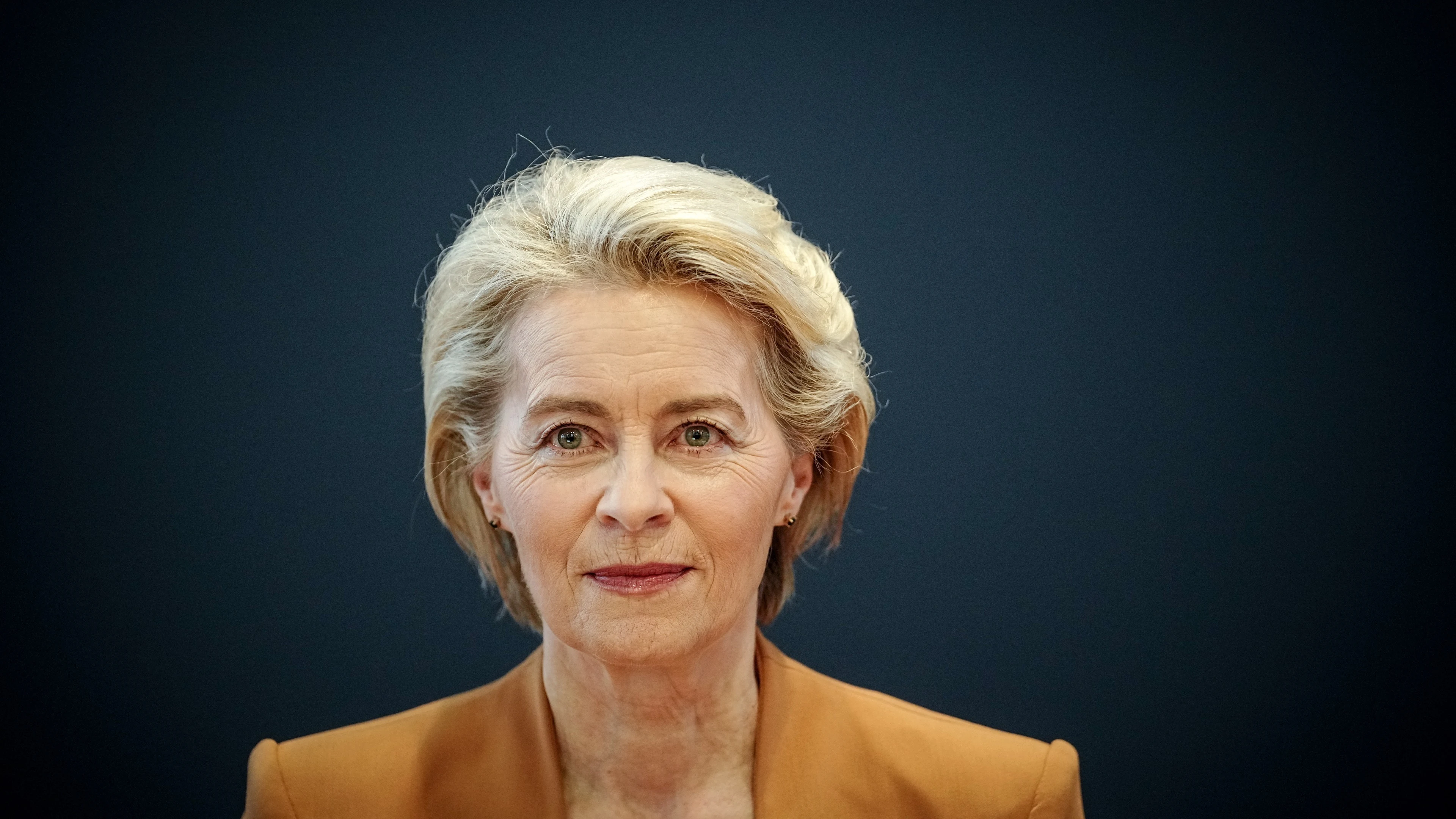 La presidenta de la Comisión Europea, Ursula von der Leyen, este 19 de febrero. 