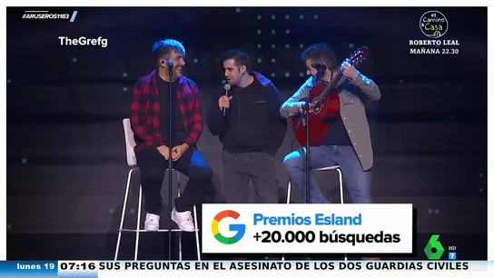 De Lola Índigo con Gerard Romero a AuronPlay con Estopa: las actuaciones más bizarras de los premios ESLAND De Lola Índigo con Gerard Romero a AuronPlay con Estopa: las actuaciones más bizarras de los premios ESLAND
