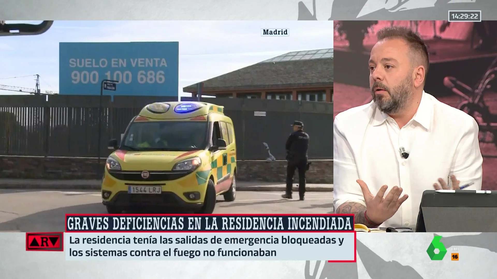 Maestre, tajante tras el incendio en una residencia: "¿Quién va a asumir responsabilidades por las tres muertes?"