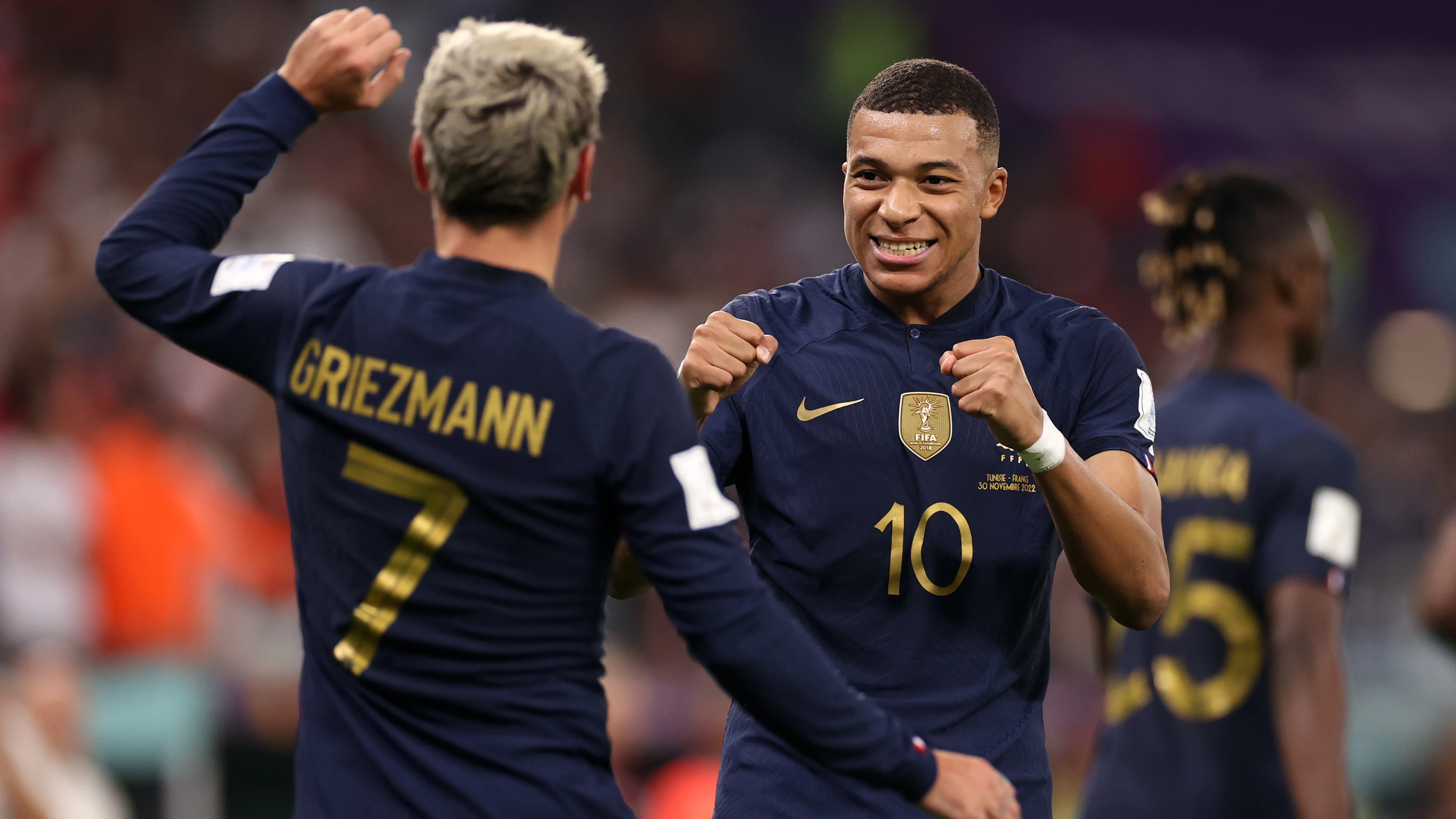 Antoine Griezmann y Mbappé