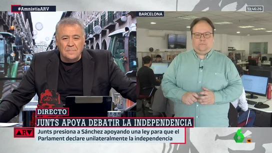 ¿Qué es lo que distancia al PSOE de Junts en sus negociaciones sobre la amnistía? Ferrán Casas responde ¿Qué es lo que distancia al PSOE de Junts en sus negociaciones sobre la amnistía? Ferrán Casas responde