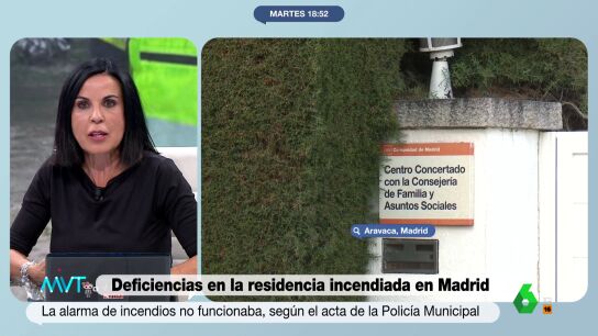 "El perito siempre tiene una explicaci&oacute;n, el centro siempre tiene otra...", explica la abogada Beatriz de Vicente, que en este v&iacute;deo reacciona a las serias irregularidades de la residencia de Aravaca donde han muerto tres mujeres en un incendio.