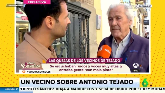 El dardo viral del "vecino traidor" de Antonio Tejado tras su detención: "Siempre ha sido un sobrado" El dardo viral del "vecino traidor" de Antonio Tejado tras su detención: "Siempre ha sido un sobrado"