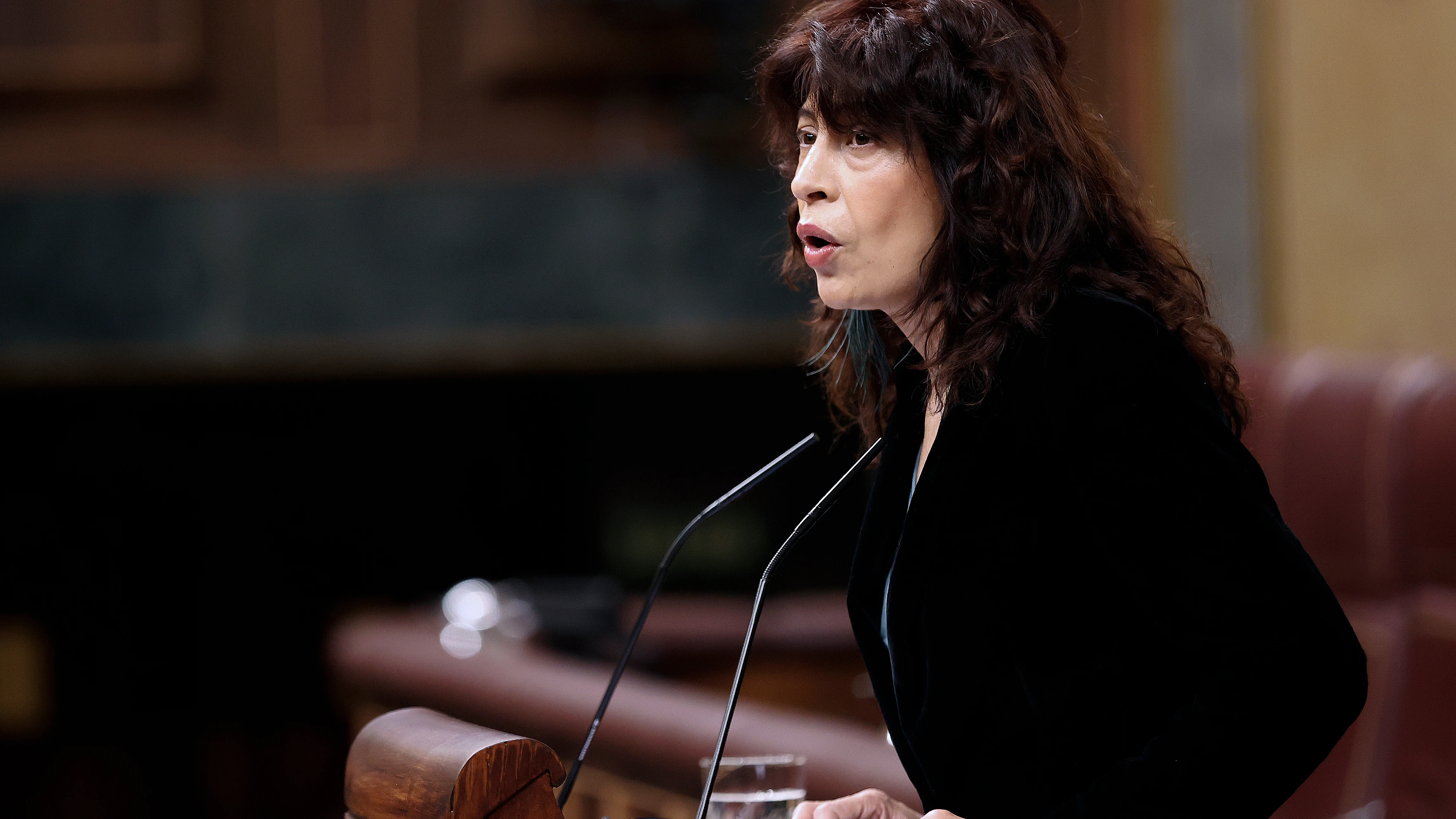 La ministra de Igualdad, Ana redondo, interviene en el pleno que el Congreso