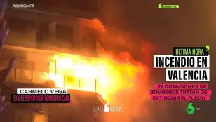"Una labor precisa y preciosa": el análisis de un bombero del rescate de dos vecinos atrapados en el incendio de Valencia