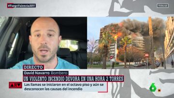 Un bombero explica las "condiciones que se tienen que dar" para que un incendio se propague tan rápido como el de Valencia