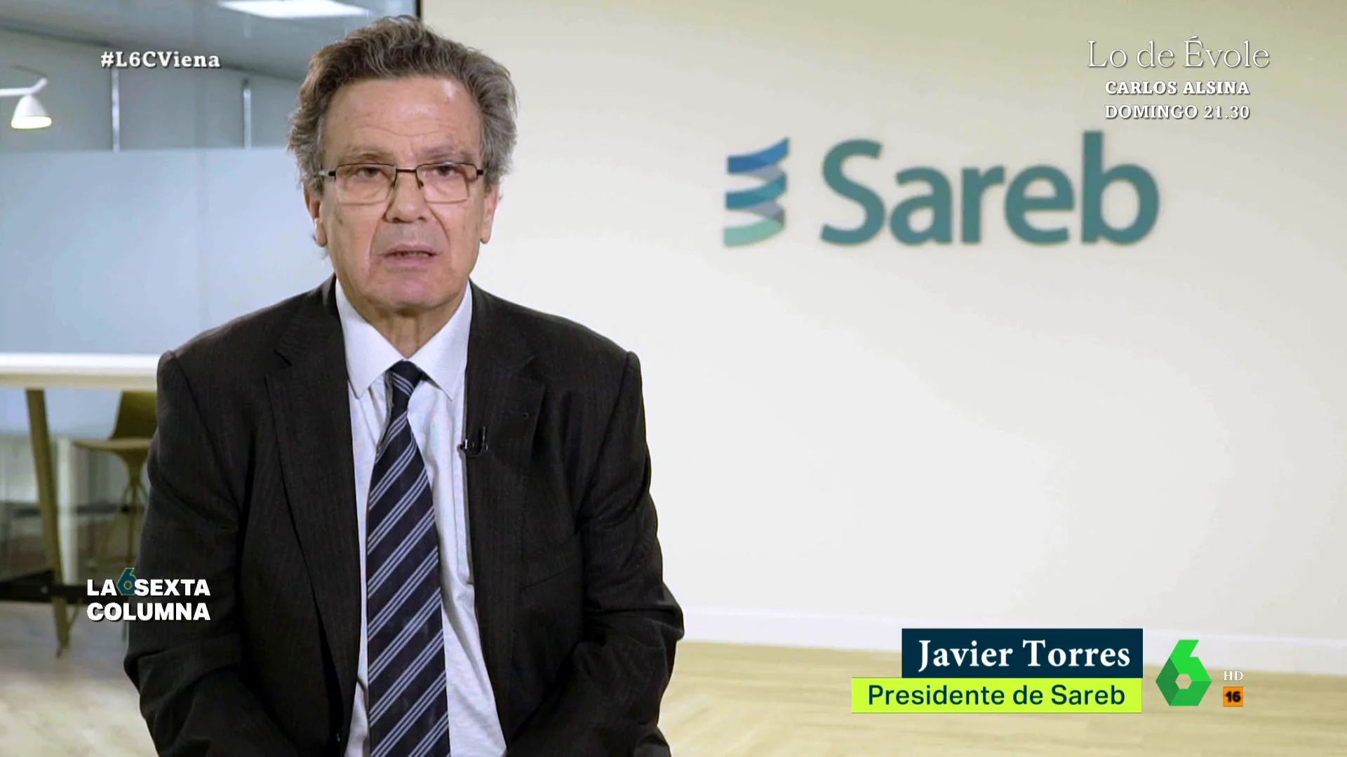 El presidente de la Sareb, Javier Torres, explica en laSexta Columna sus iniciativas sobre vivienda pública y alquiler asequible, desde el 'Proyecto Viena' hasta las 21.000 viviendas que ha puesto a disposición de las administraciones.