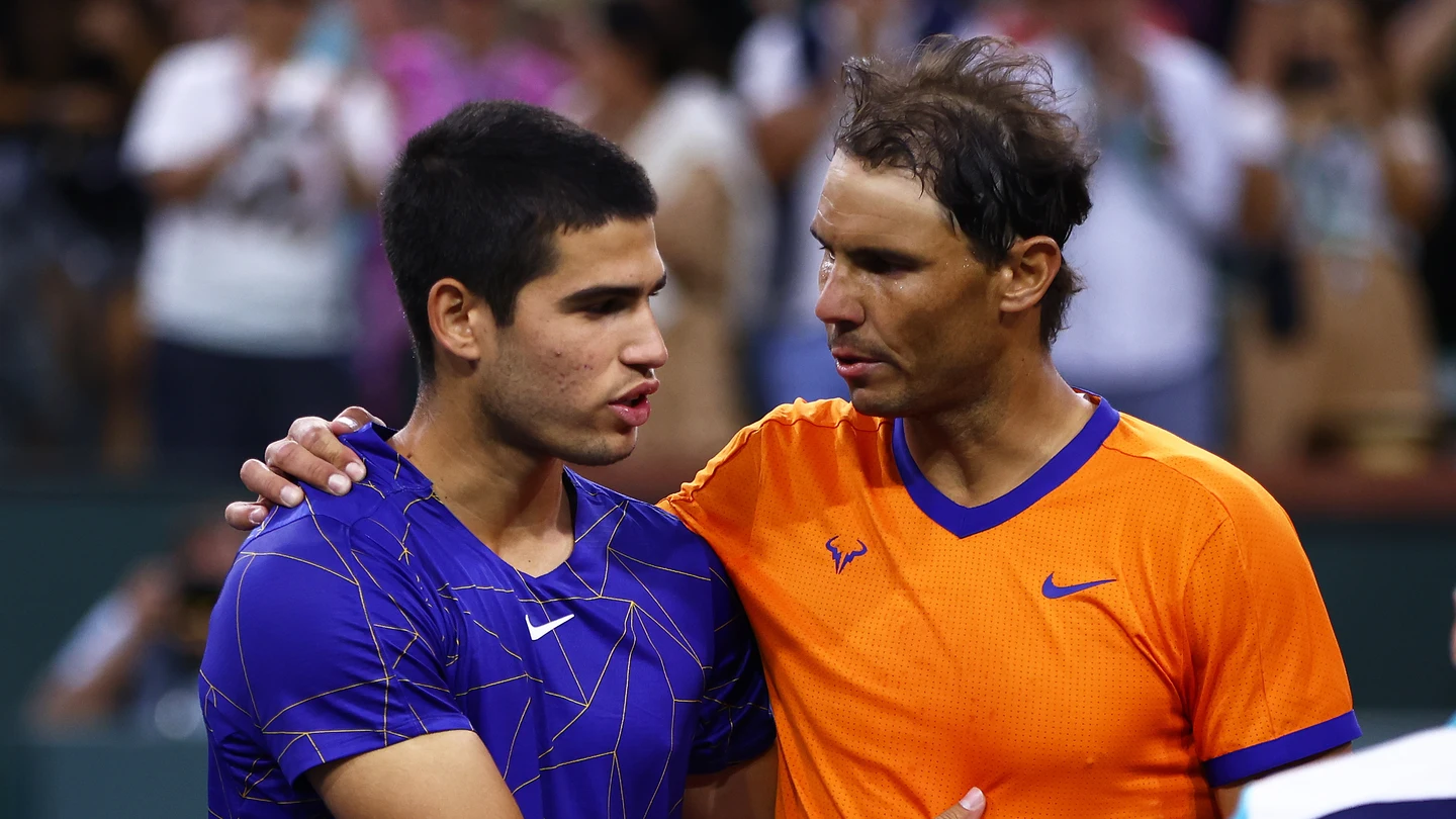 Carlos Alcaraz y Rafa Nadal Carlos Alcaraz y Rafa Nadal