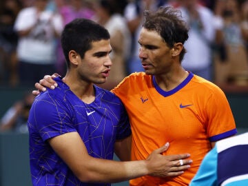 Carlos Alcaraz y Rafa Nadal