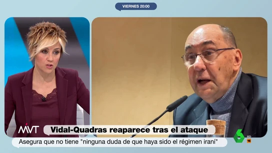 Cristina Pardo rechaza que el ataque a Vidal-Quadras lo hicieran los rusos Cristina Pardo rechaza que el ataque a Vidal-Quadras lo hicieran los rusos