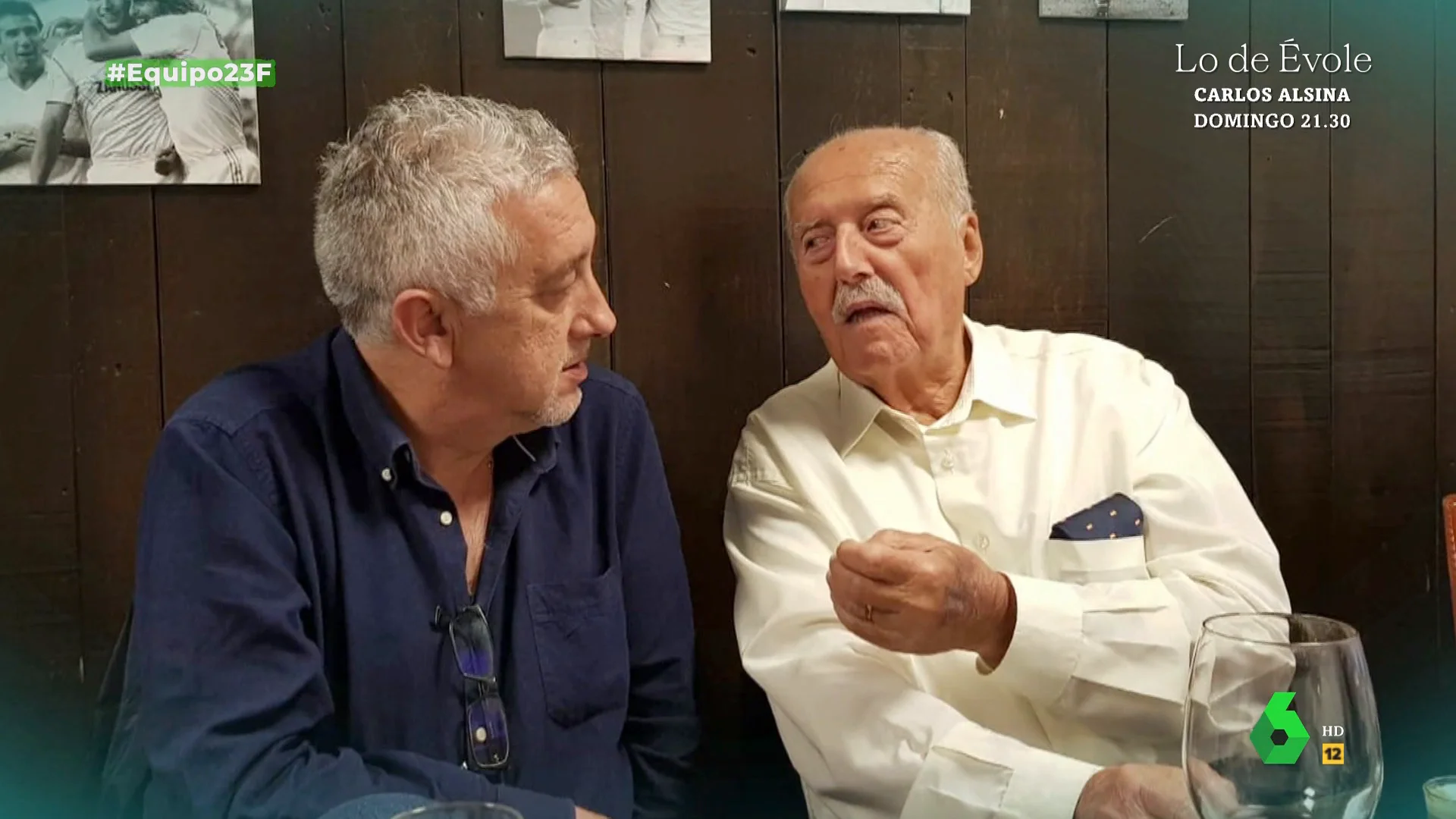 Tejero y su amigo Álvaro Romero