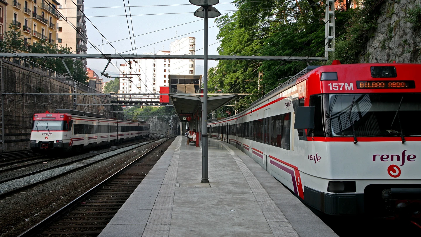 Estación Zabalburu de cercanías en Bilbao. Estación Zabalburu de cercanías en Bilbao.