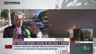 Un arquitecta habla sobre la fachada del incendio de Valencia: "Si ocurre es porque las cosas no han funcionado bien"